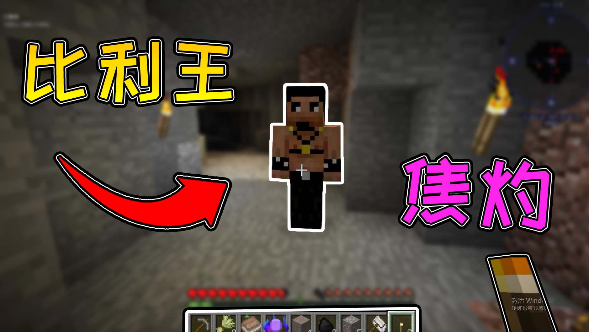 我的世界:我在矿洞里竟然遇到了比利王 刺基(植物魔法异闻录)2